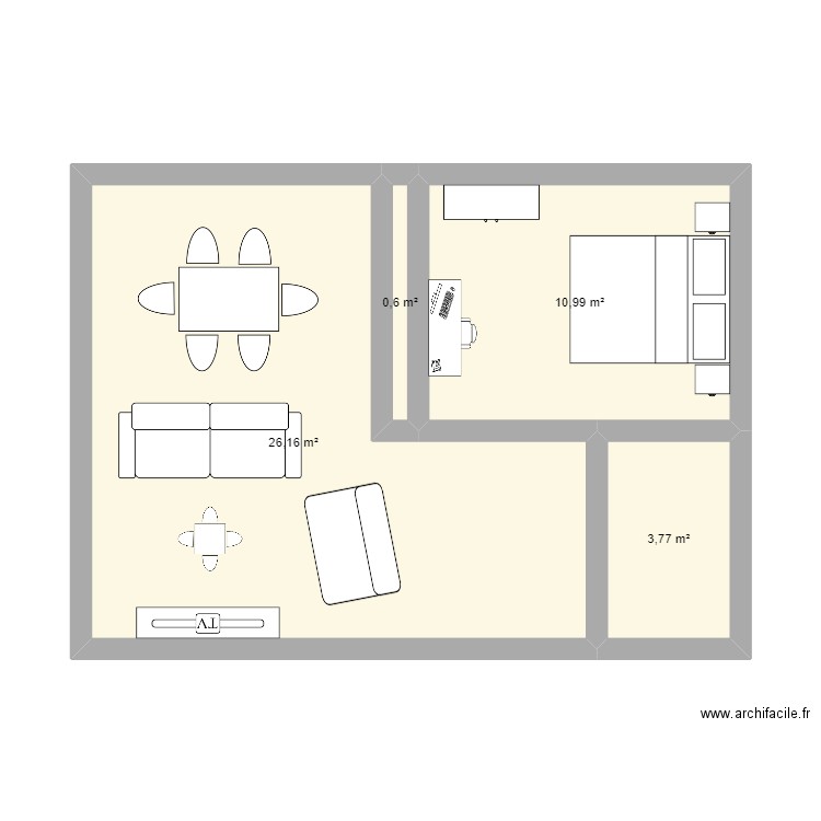 Appartement schema. Plan de 0 pièce et 0 m2