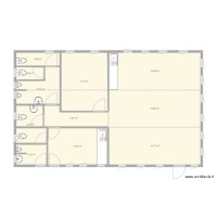 Hull office shared kitchen and shop cabin layout