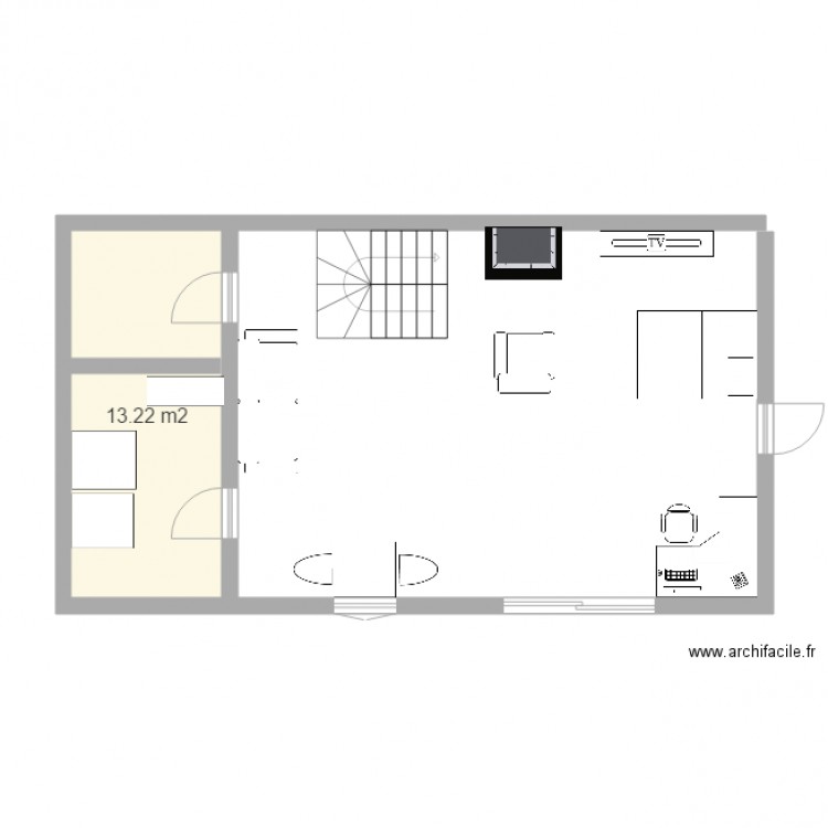 plan de sous sol. Plan de 0 pièce et 0 m2