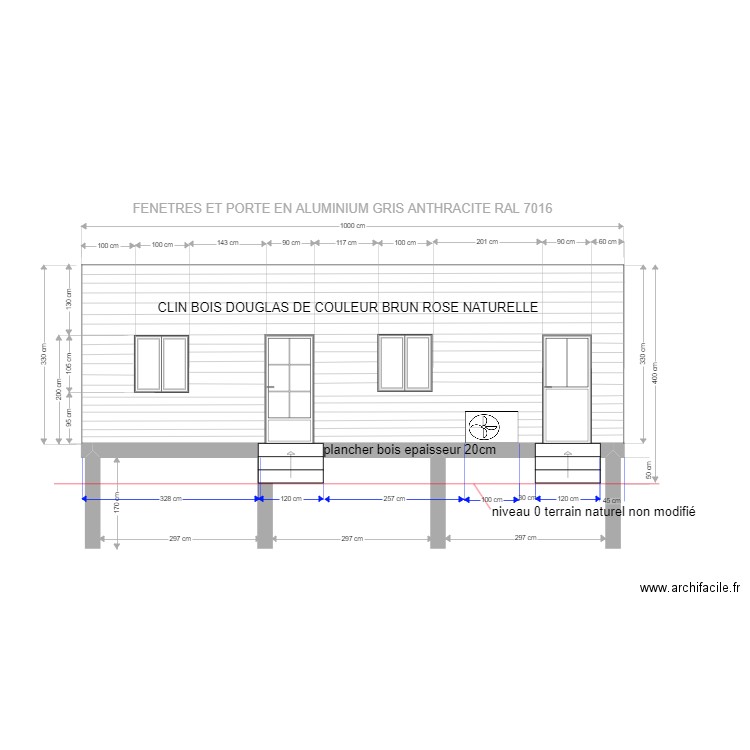 FACE ARRIERE. Plan de 0 pièce et 0 m2