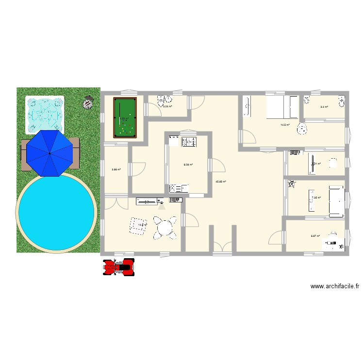 adrià i mark. Plan de 0 pièce et 0 m2