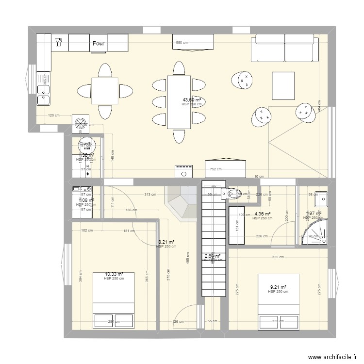 rez de chaussée. Plan de 0 pièce et 0 m2