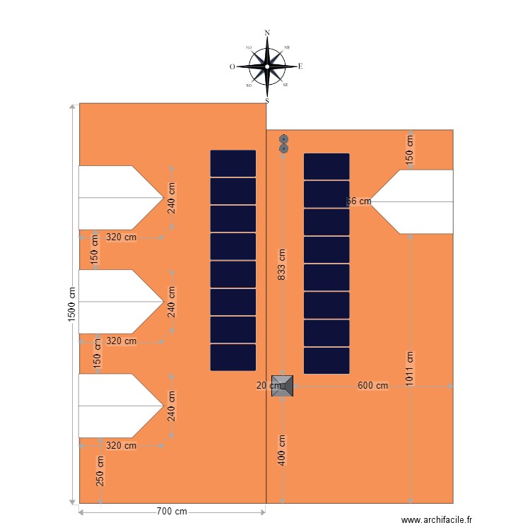 CALEPINAGE M. LAURENT. Plan de 0 pièce et 0 m2