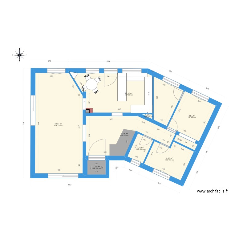 Drachenbronn 21.09.2023_avec cuisine2. Plan de 8 pièces et 100 m2