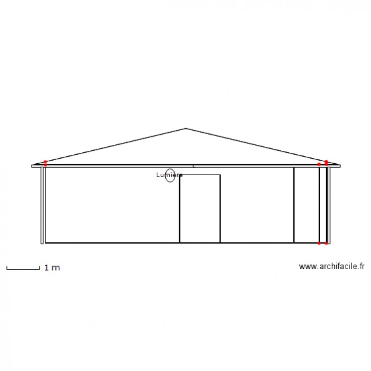 Sanitaire coté 2. Plan de 0 pièce et 0 m2