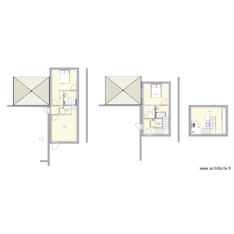 agrandissement. Plan de 0 pièce et 0 m2