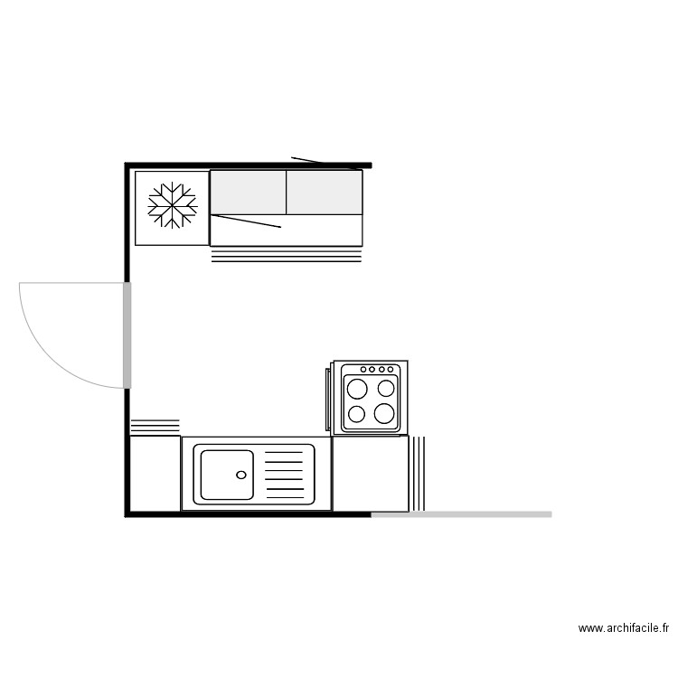 plan cuisine 1. Plan de 0 pièce et 0 m2