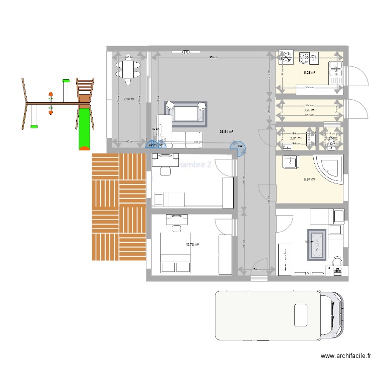 St Malo V2. Plan de 0 pièce et 0 m2