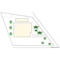 Plan de masse Villa