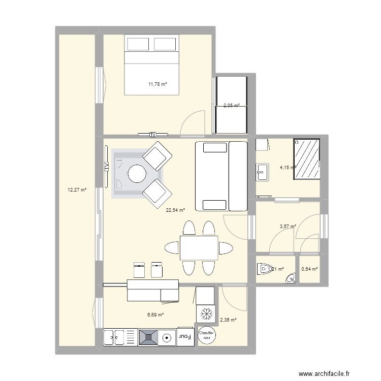 Appartement vacances. Plan de 0 pièce et 0 m2