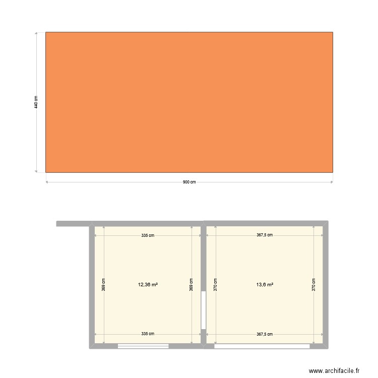 titre. Plan de 0 pièce et 0 m2