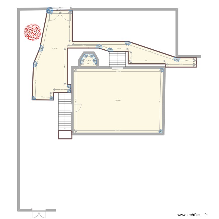 Allees . Plan de 0 pièce et 0 m2