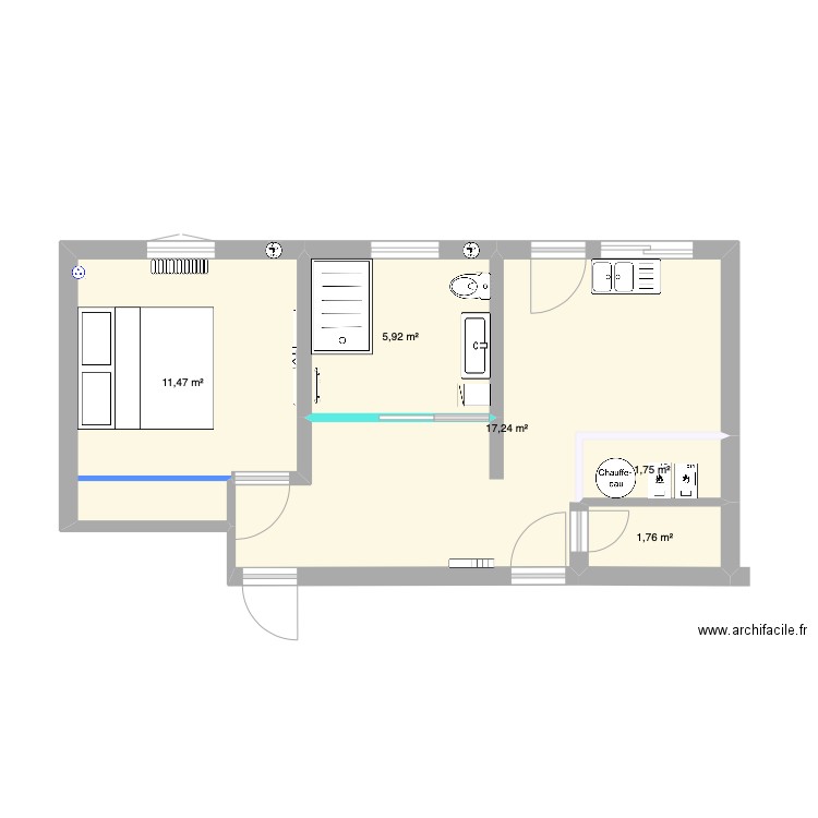 plan sous sol v1. Plan de 0 pièce et 0 m2