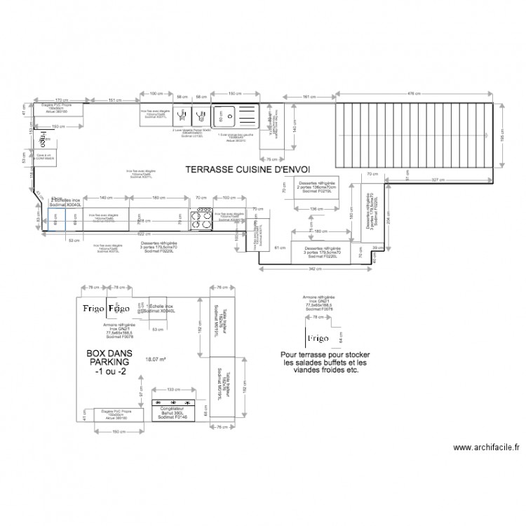 UGC terrasse DG 2018. Plan de 0 pièce et 0 m2