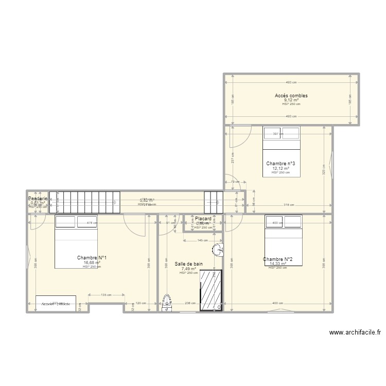 Maison la Boissière haut. Plan de 0 pièce et 0 m2