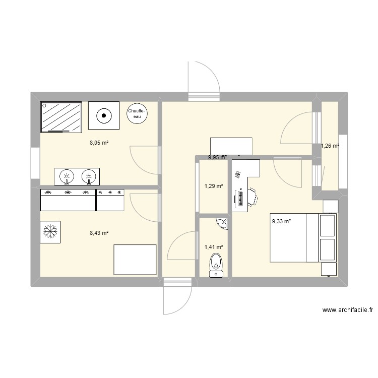 agrandissement. Plan de 0 pièce et 0 m2