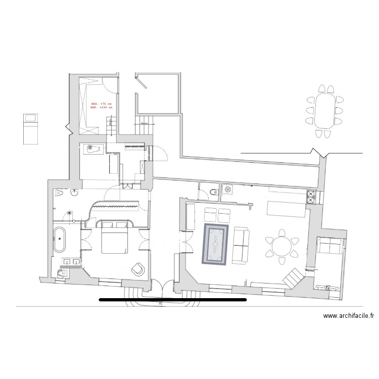 Platanes. Plan de 0 pièce et 0 m2