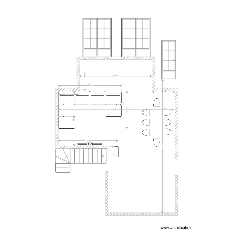 figeac salon. Plan de 0 pièce et 0 m2