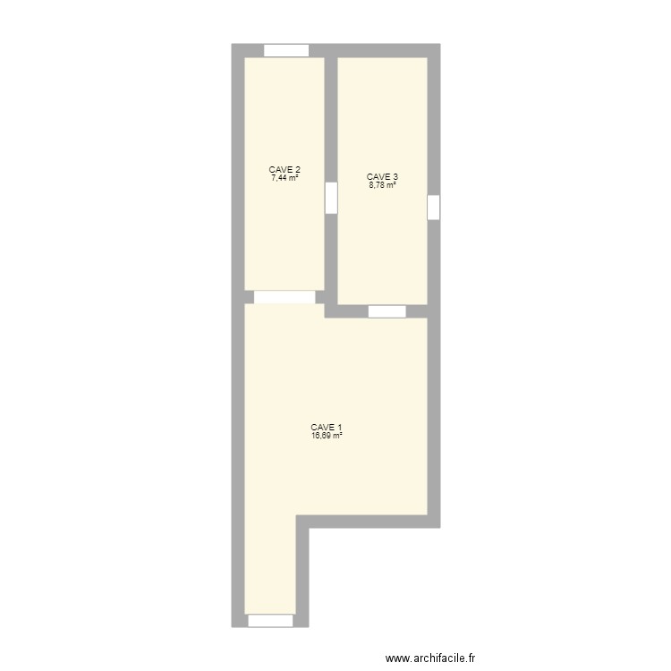 CAVE LATROUITE. Plan de 0 pièce et 0 m2