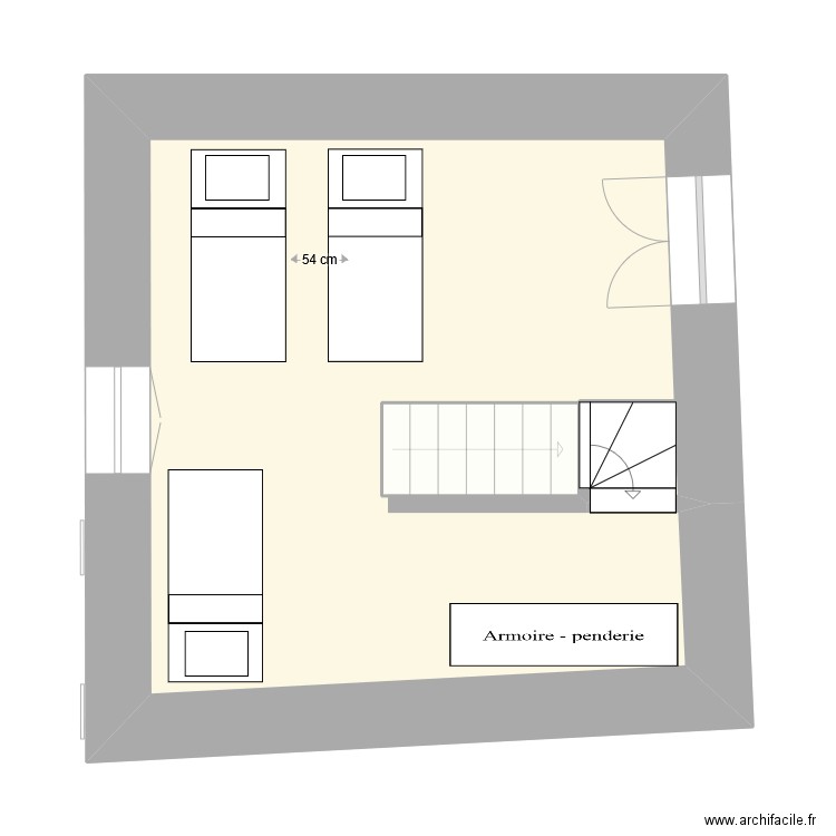 Bergerie RDC ET1fini 1. Plan de 0 pièce et 0 m2