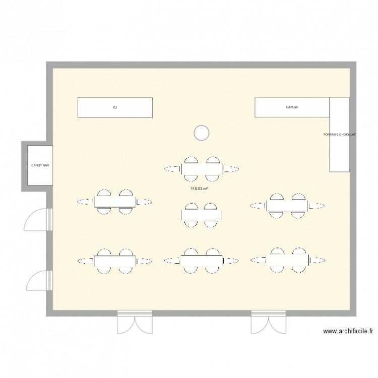 mariage. Plan de 0 pièce et 0 m2