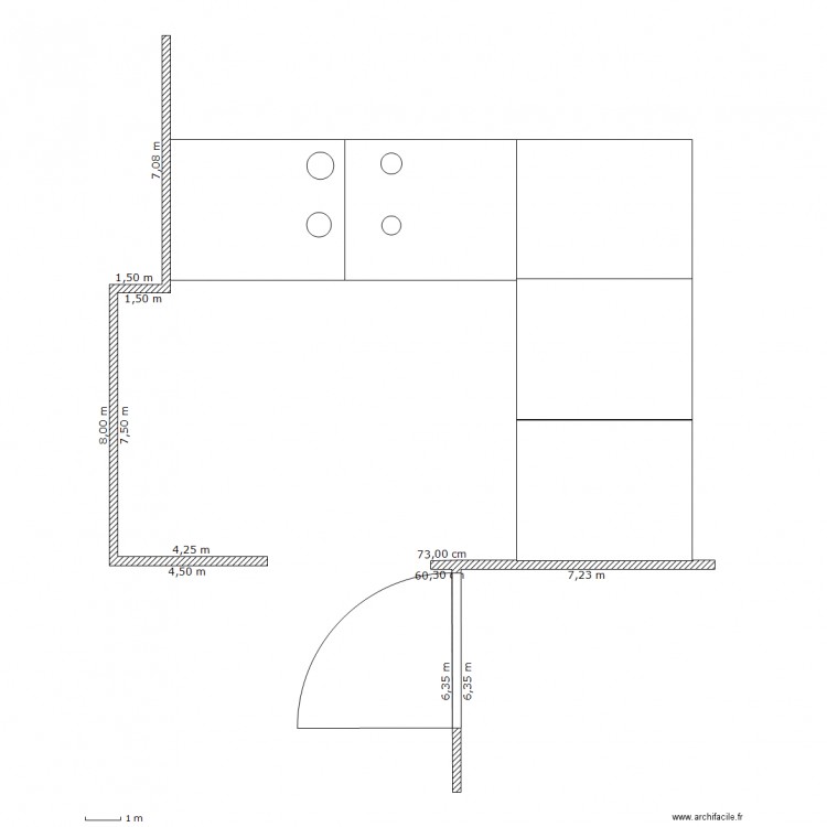 comptoir2. Plan de 0 pièce et 0 m2