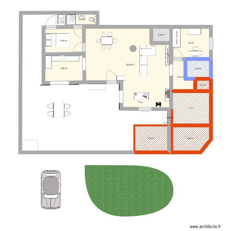 Bas de Maison Besson . Plan de 0 pièce et 0 m2