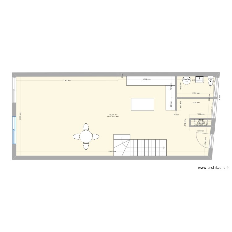 PLAN PROJET 1. Plan de 17 pièces et 233 m2