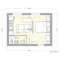 studio 20m2 modèle 1