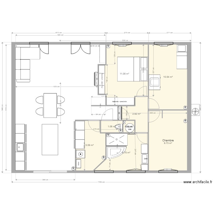 Plan maison rénové. Plan de 0 pièce et 0 m2