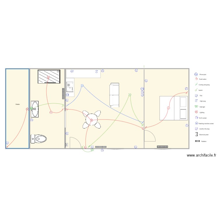 HILL Pessac Dépendance. Plan de 0 pièce et 0 m2