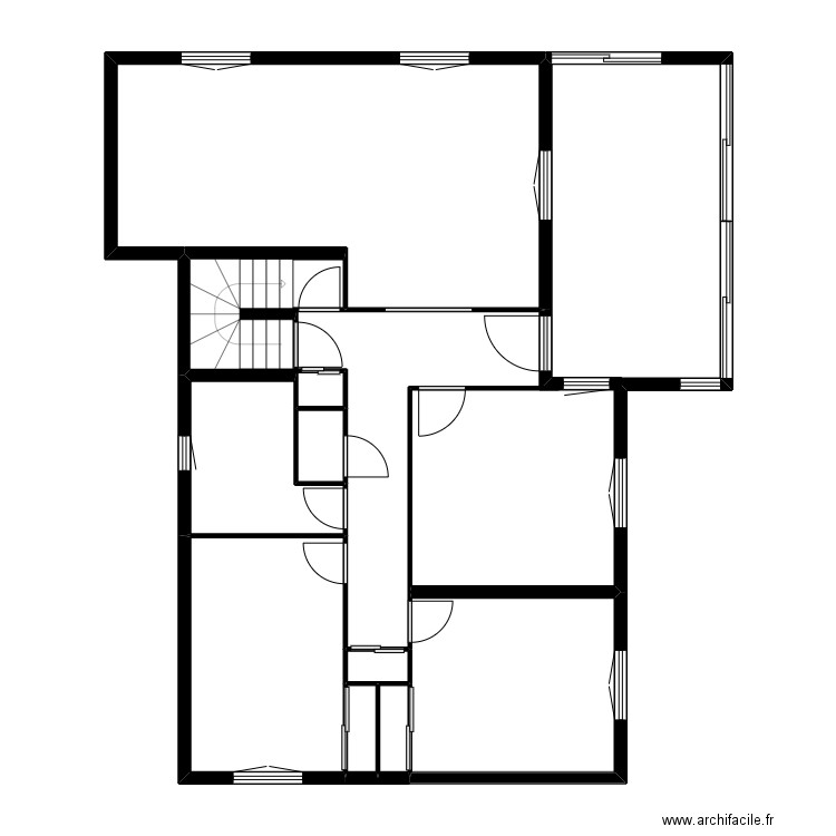 avila. Plan de 16 pièces et 294 m2