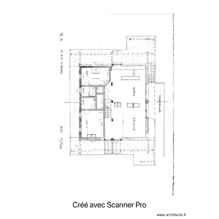 Étage . Plan de 0 pièce et 0 m2