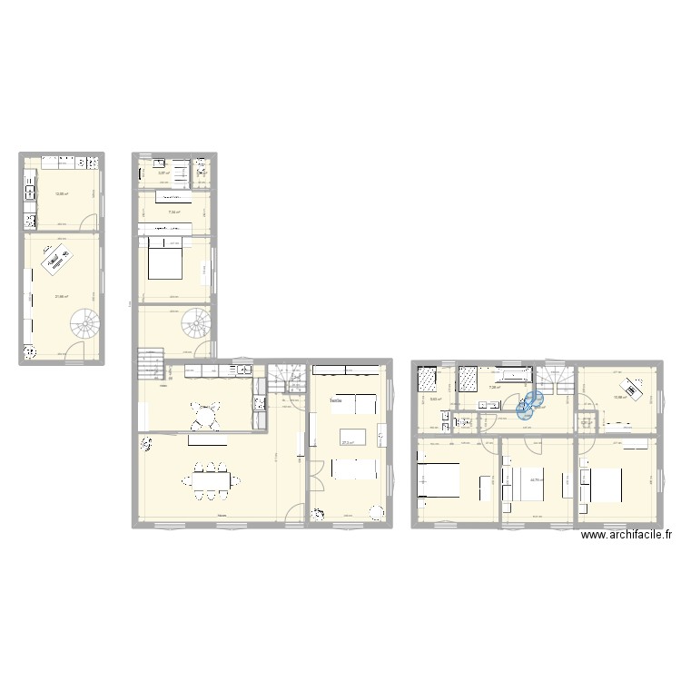 plan fp. Plan de 0 pièce et 0 m2