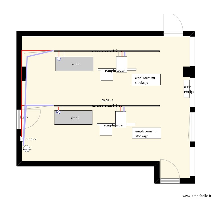 plan machine. Plan de 0 pièce et 0 m2