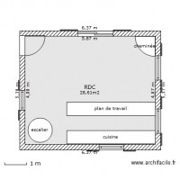 rdc maison 60m2