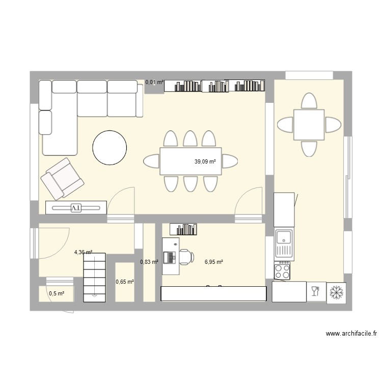 plan essai. Plan de 0 pièce et 0 m2