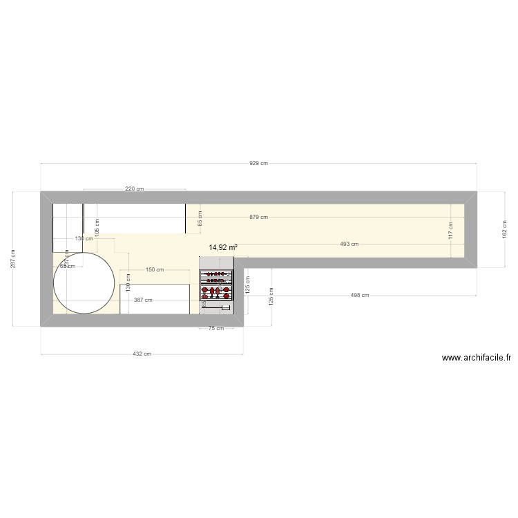 TERASSE V1 . Plan de 0 pièce et 0 m2