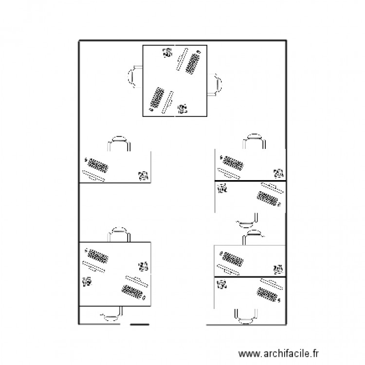 salle des doctorants. Plan de 0 pièce et 0 m2