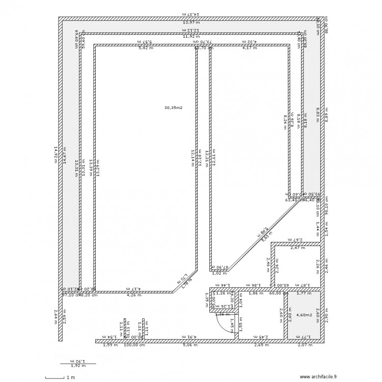 Pré derrière AVANT. Plan de 0 pièce et 0 m2