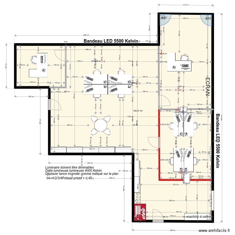 INFOCOM  5 janvier 23. Plan de 0 pièce et 0 m2