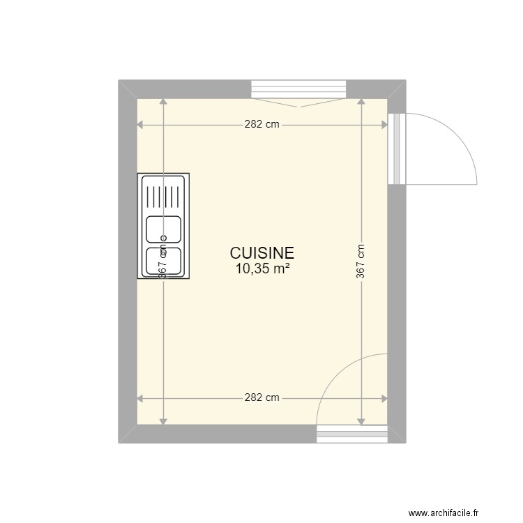 cuisine. Plan de 0 pièce et 0 m2