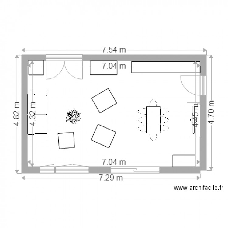 sejour 2. Plan de 0 pièce et 0 m2