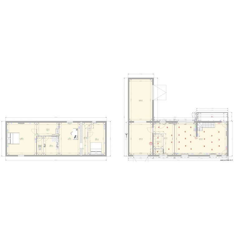 maulette rdc. Plan de 0 pièce et 0 m2