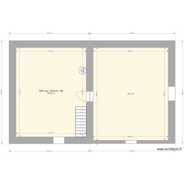 GUIGNARD Grenier. Plan de 0 pièce et 0 m2