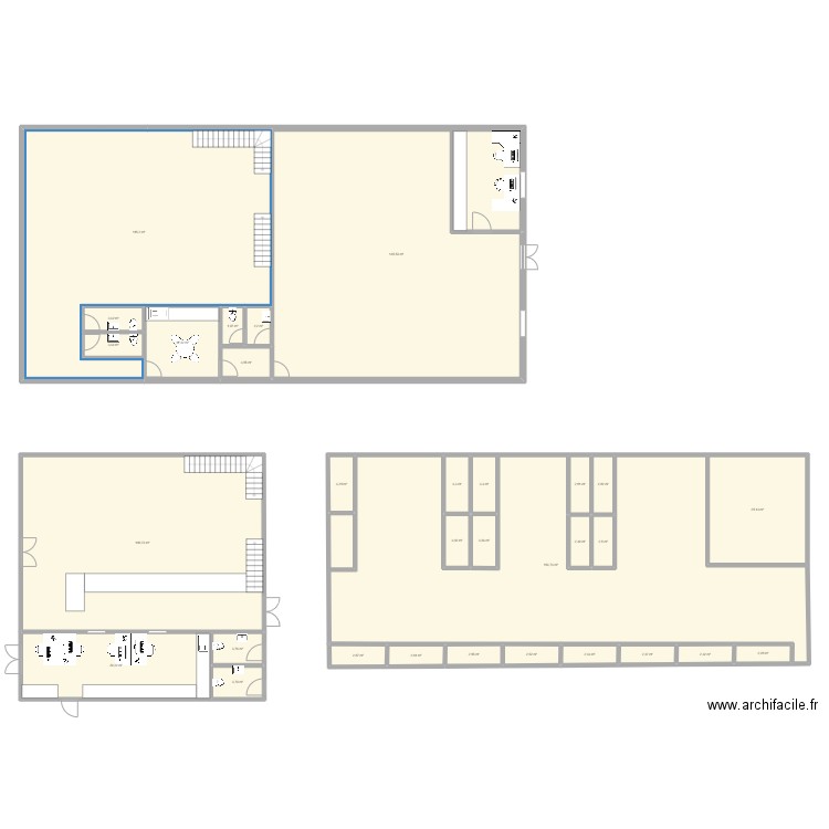 upstairs display area v2. Plan de 0 pièce et 0 m2