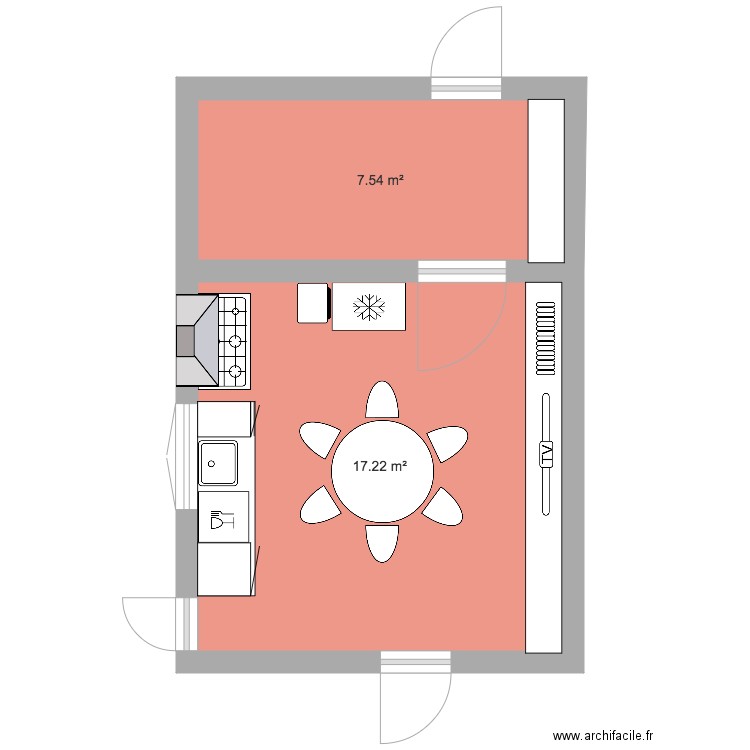 cuisine doumer. Plan de 0 pièce et 0 m2