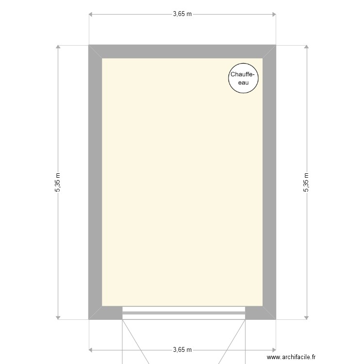 garage. Plan de 0 pièce et 0 m2