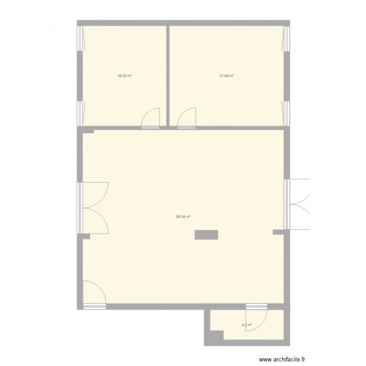 Salle B - Plan Dessiné Par Projetsallejeune