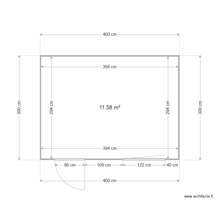 cabane de jardin. Plan de 0 pièce et 0 m2